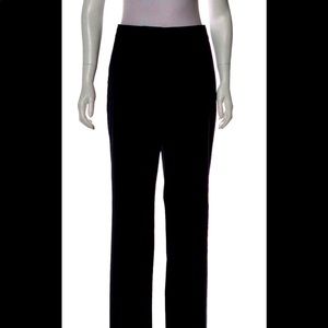 Genuine Max Mara Black Wide Leg Mid-Rise Pants.  Size 42 (Italy) 8 (US)